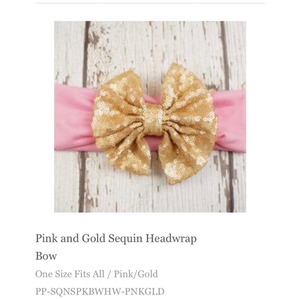 Set of Pink & Gold Sequin 💕💛